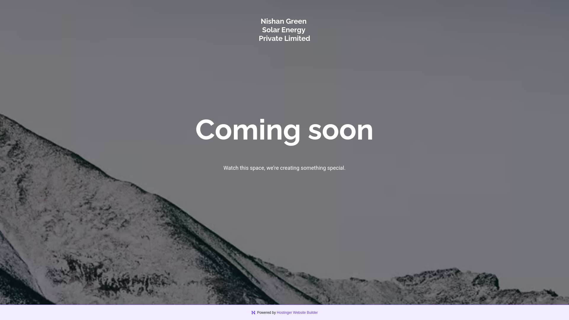 website screenshot of https://nishangreensolar.com/