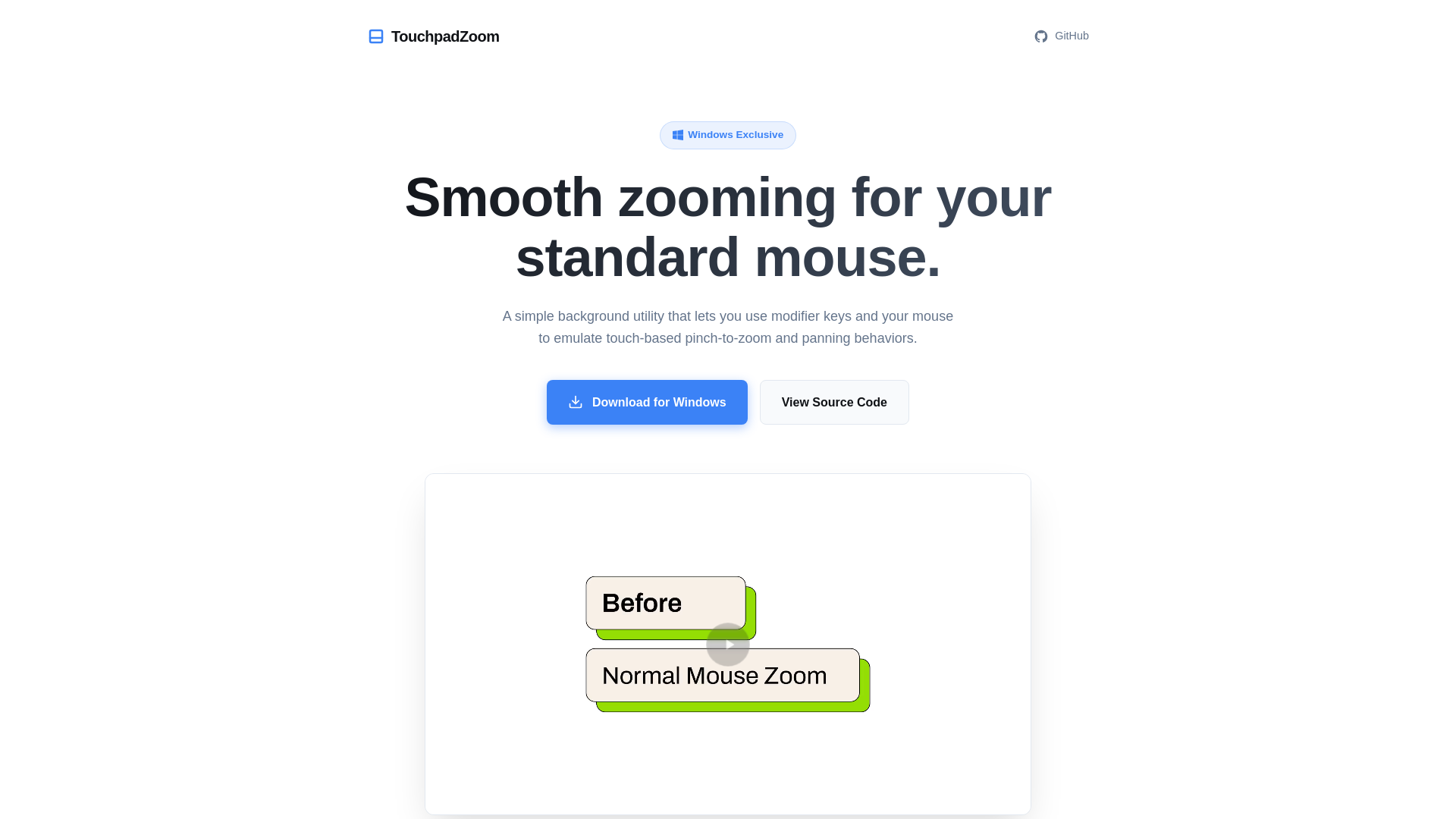 website screenshot of https://touchpadzoom.pages.dev/