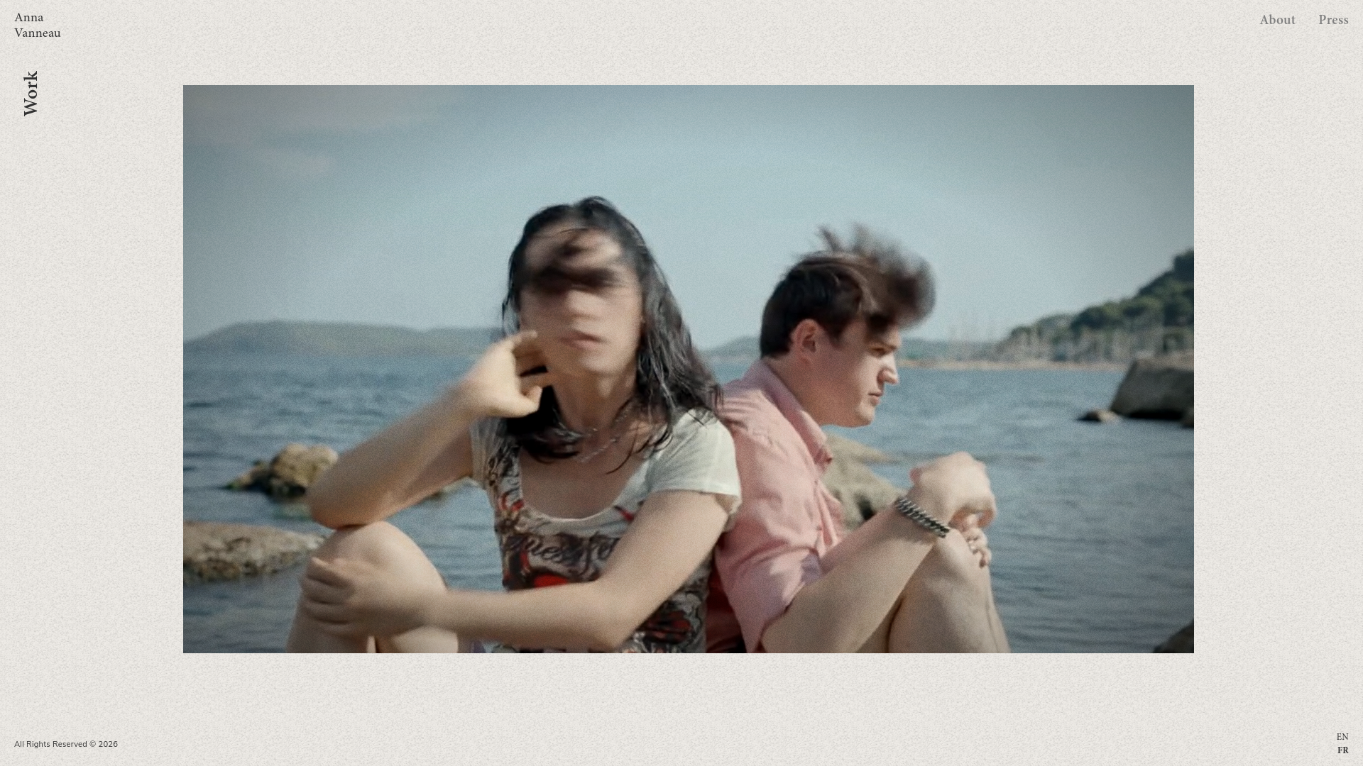 website screenshot of https://annavanneau.com/