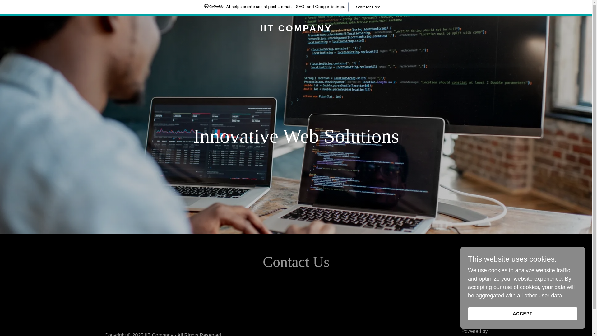 website screenshot of https://iitcompany.site/
