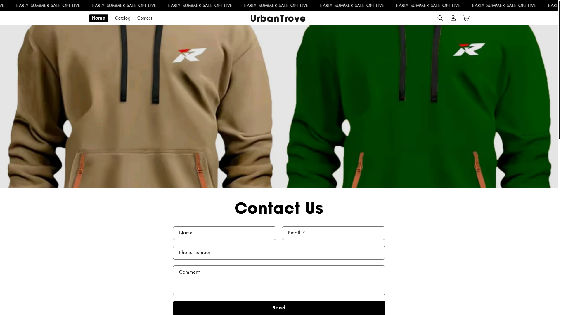 website screenshot of https://paintedcharm.store/