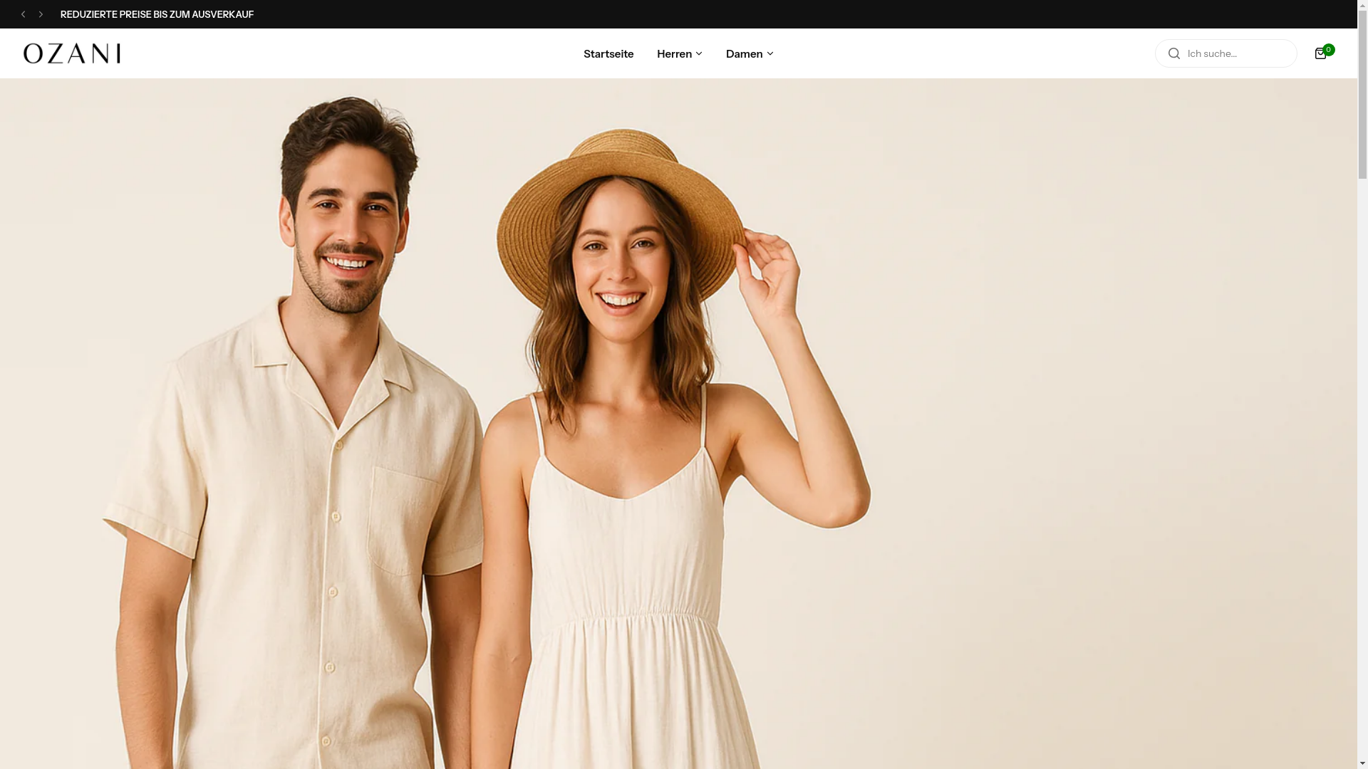 website screenshot of https://ozaniwelt.site/