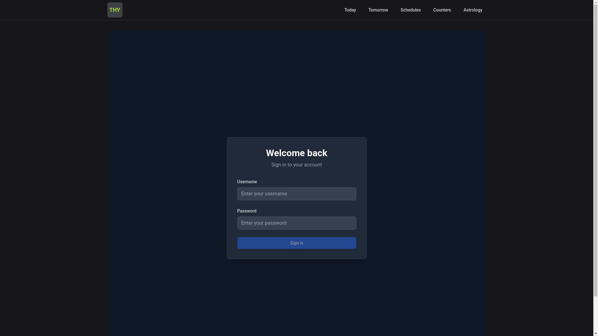website screenshot of https://thyself-frontend-angular.pages.dev/