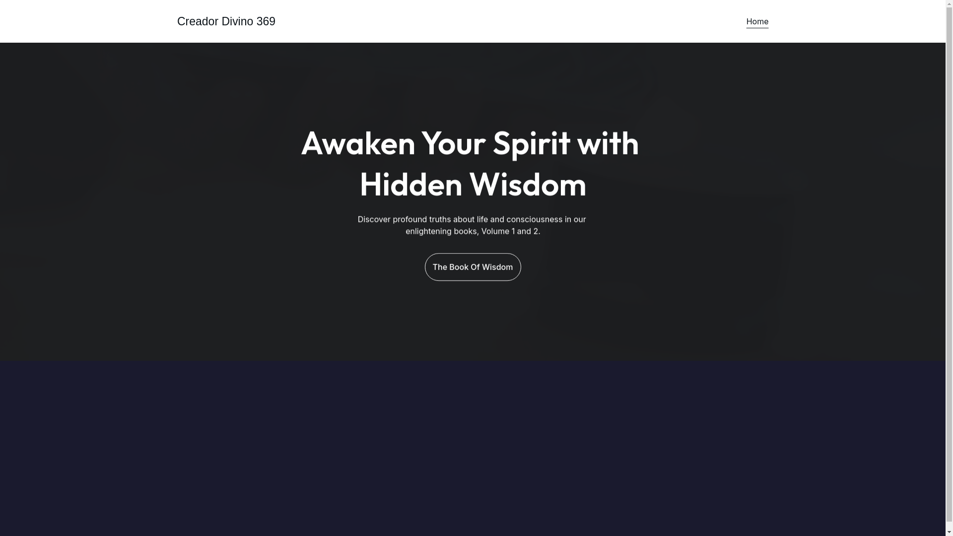 website screenshot of https://creadordivino.com/