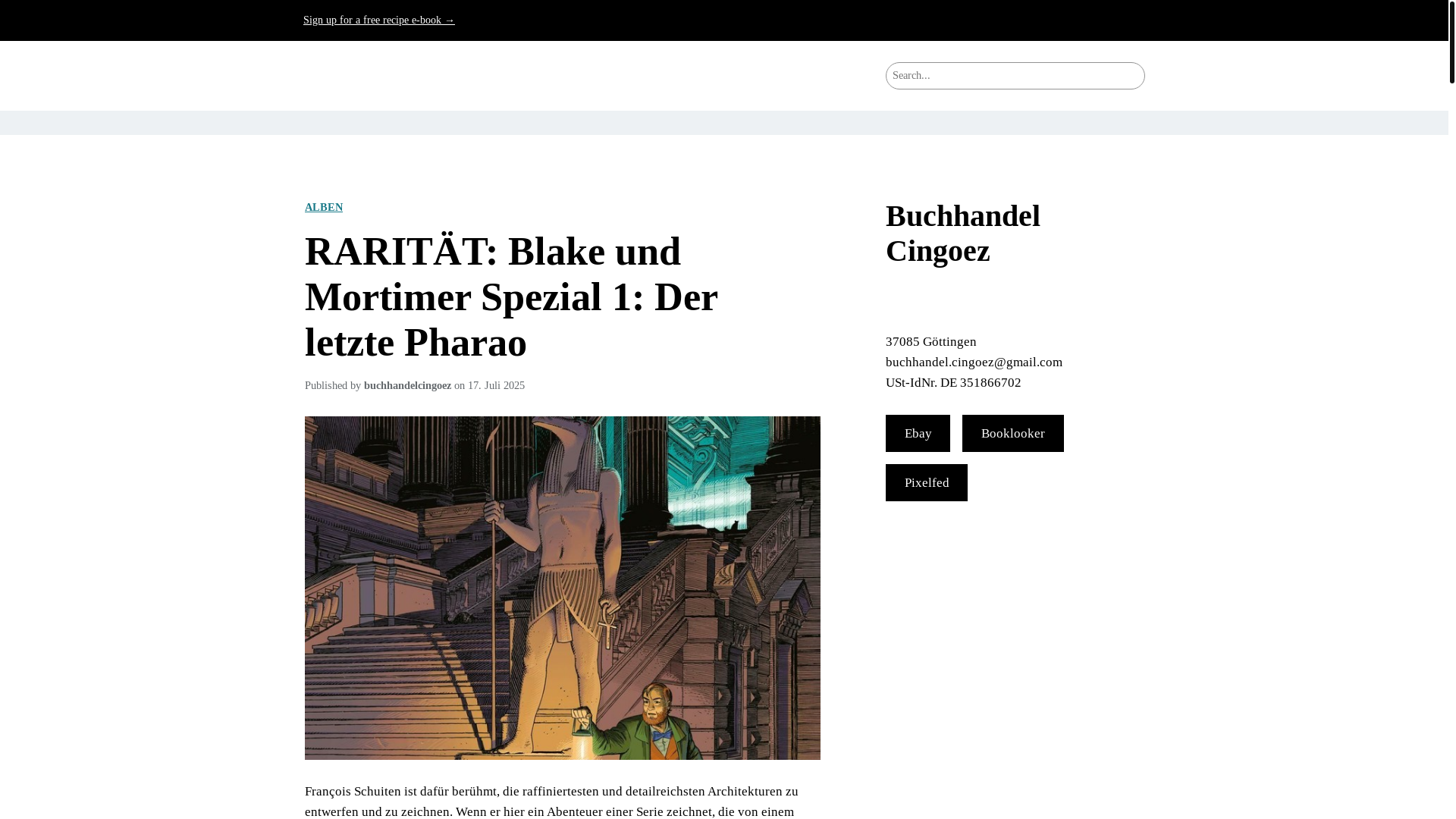 website screenshot of https://buchhandel-cingoez.com/