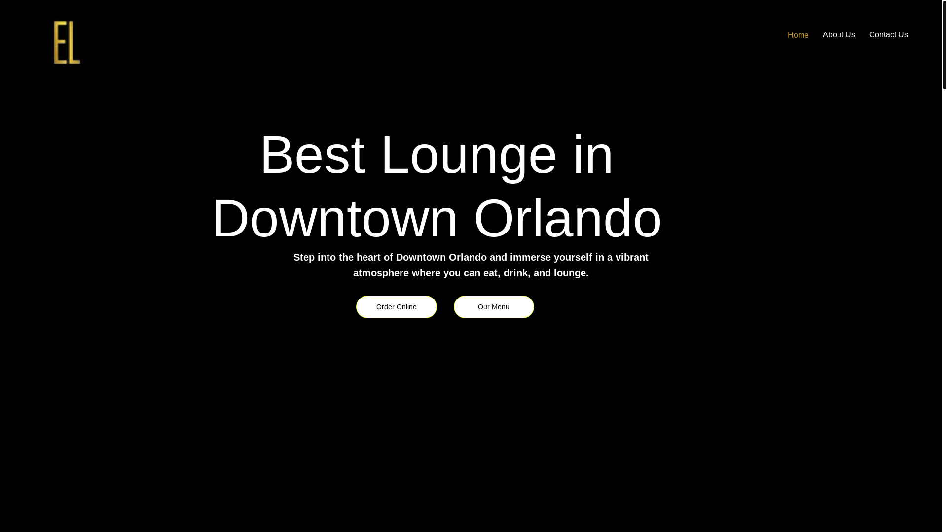 website screenshot of https://eolaloungeorlando.com/