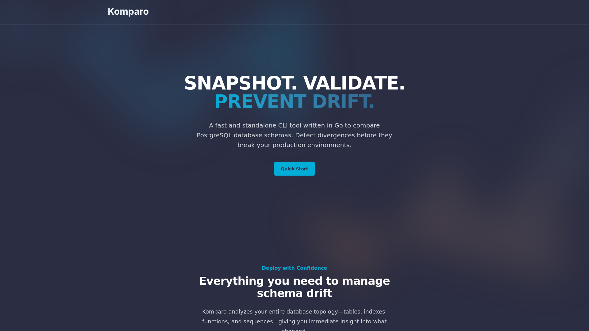 website screenshot of https://komparo-site.pages.dev/