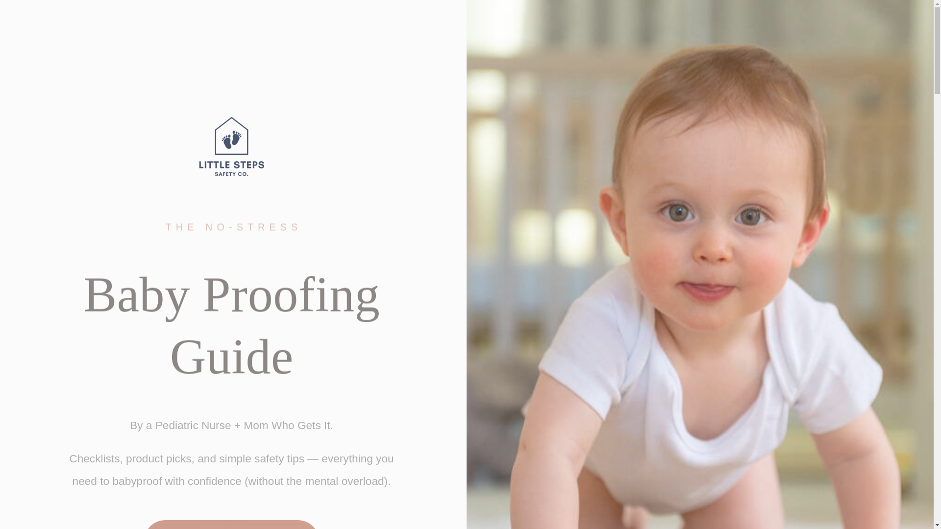 website screenshot of https://littlestepssafety.com/
