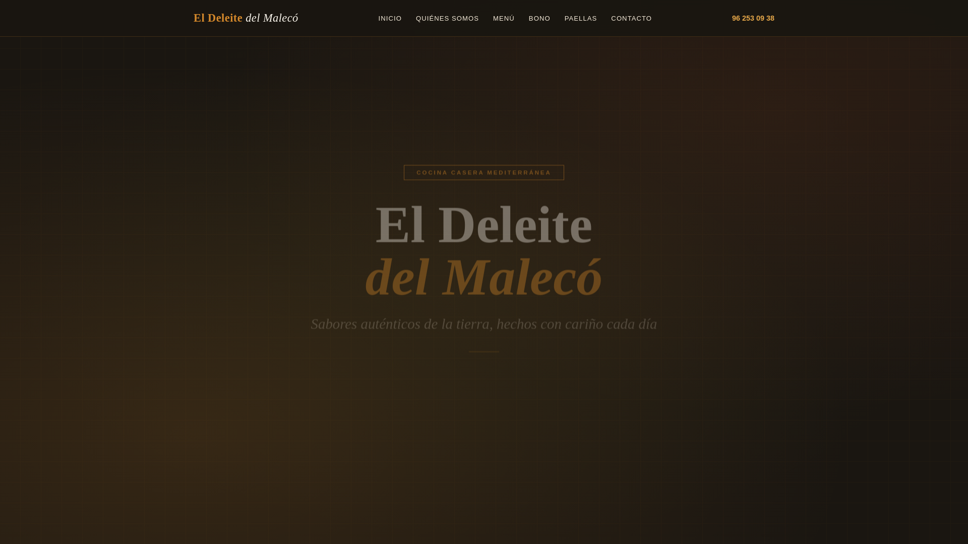 website screenshot of https://eldeleitedelmaleco.es/