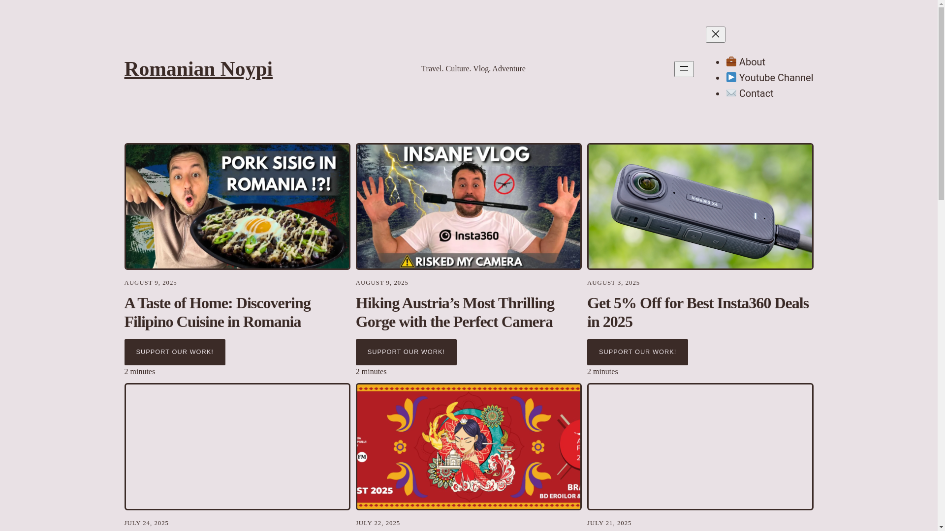 website screenshot of https://romaniannoypi.com/