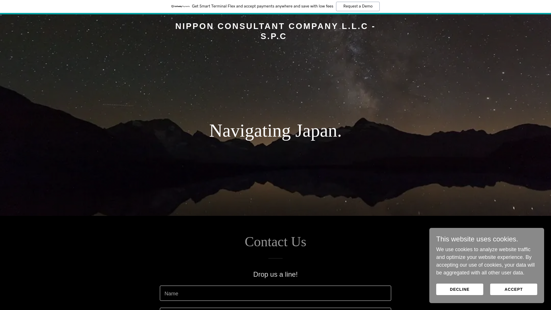 website screenshot of https://nipponconsultants.com/