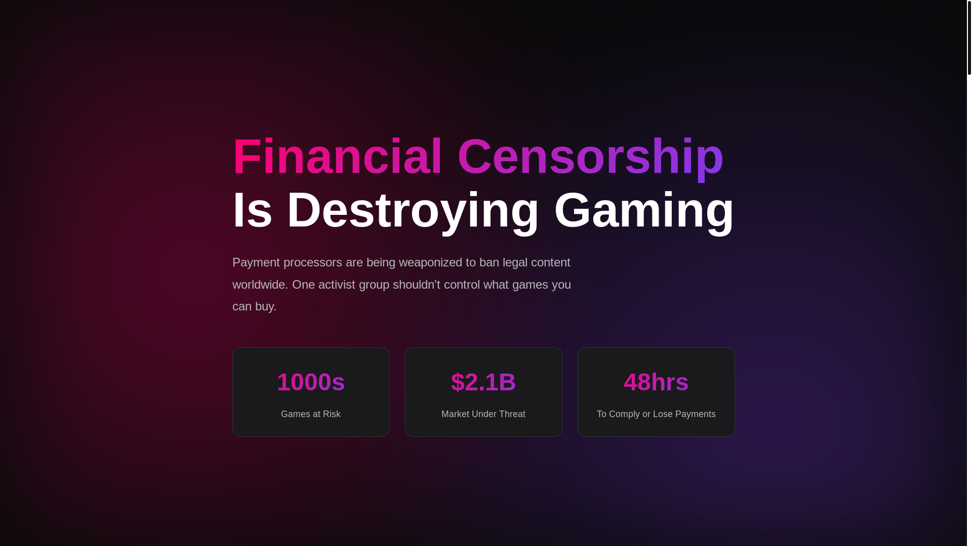 website screenshot of https://stopcollectiveshout.pages.dev/