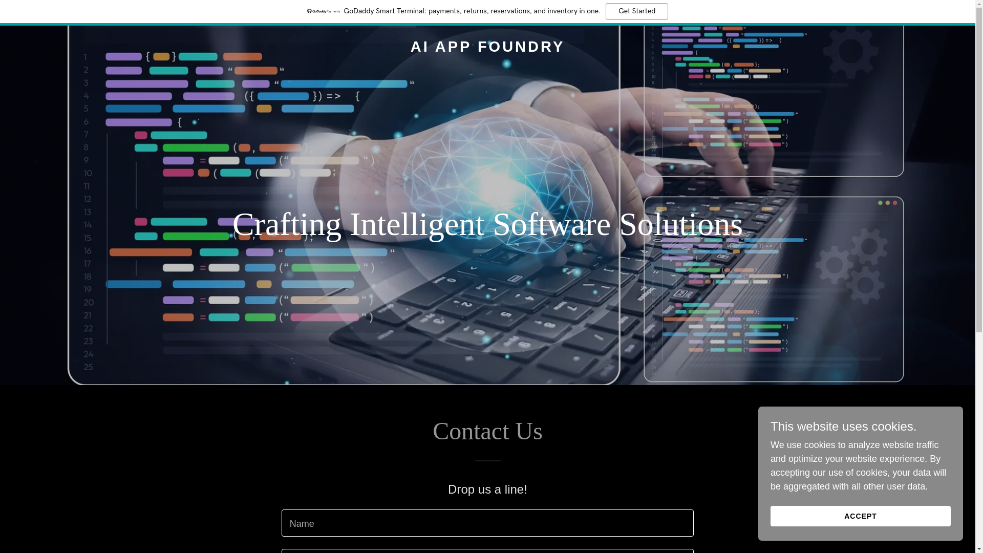 website screenshot of https://aiappfoundry.com/