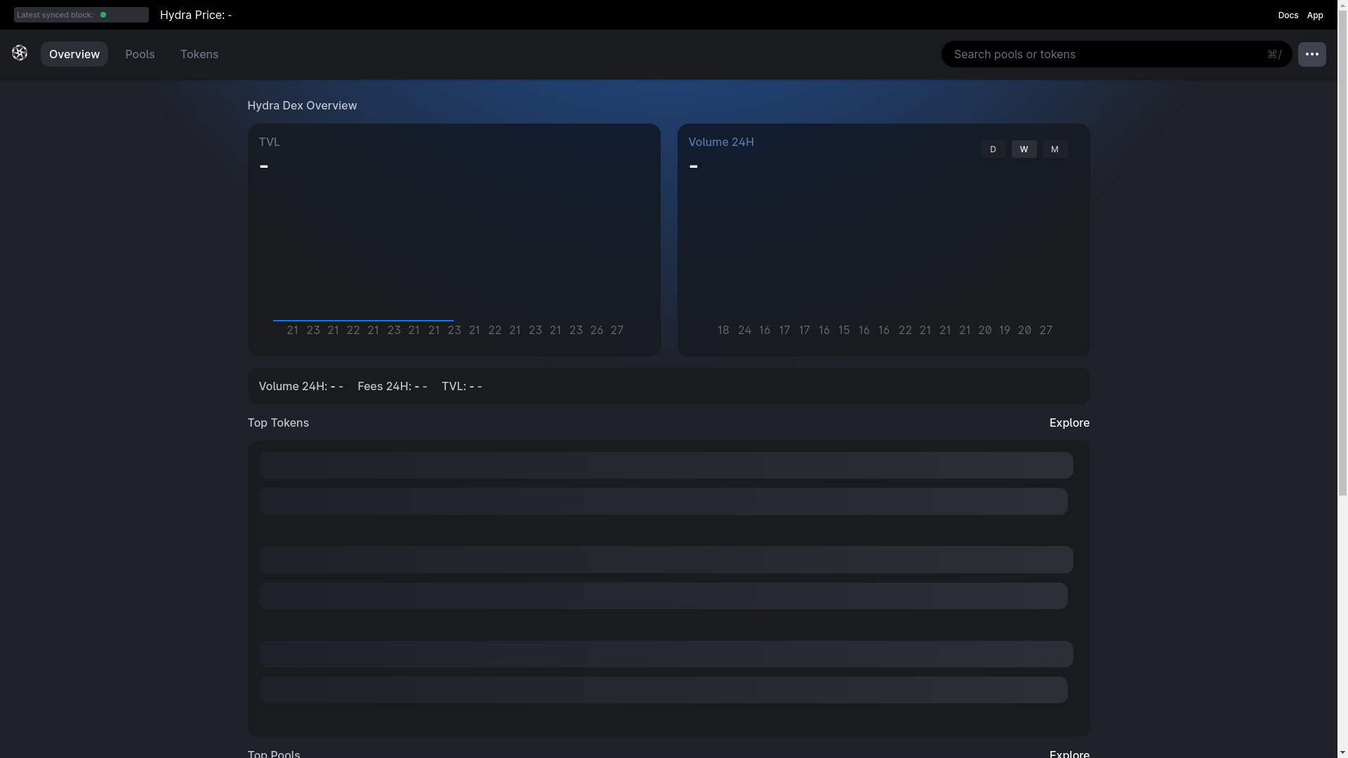 website screenshot of https://hydragon-dex-info.pages.dev/