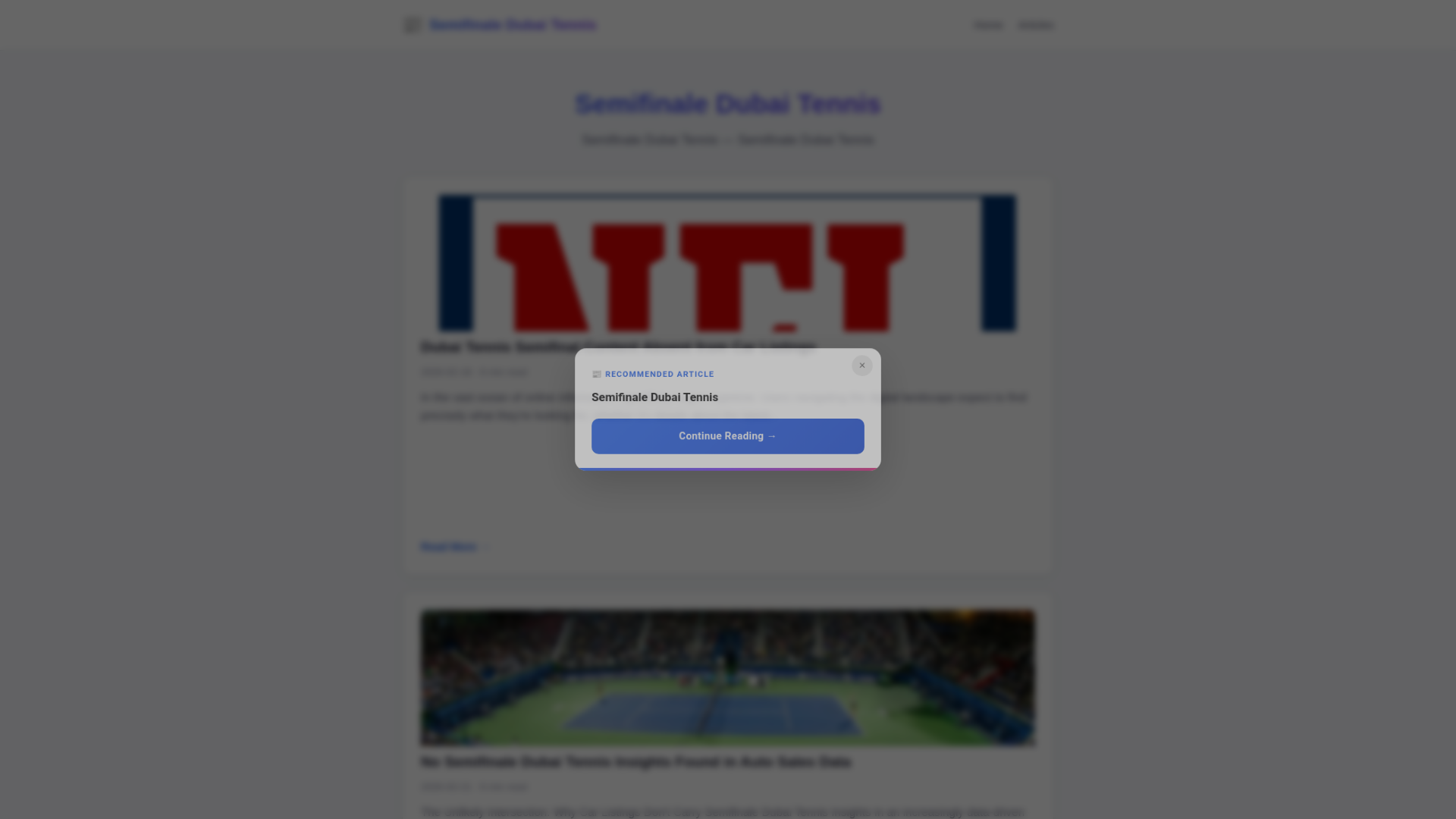 website screenshot of https://semifinale-dubai-tennis.pages.dev/