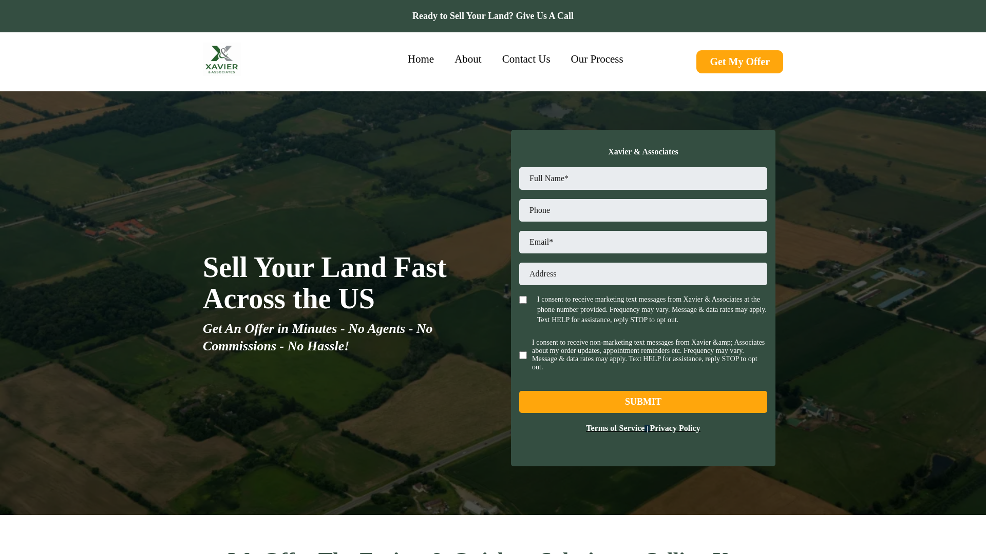 website screenshot of https://wwwxavierassociatesllc.com/