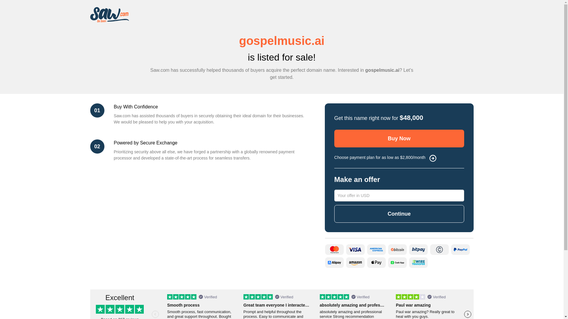 website screenshot of https://gospelmusic.ai/