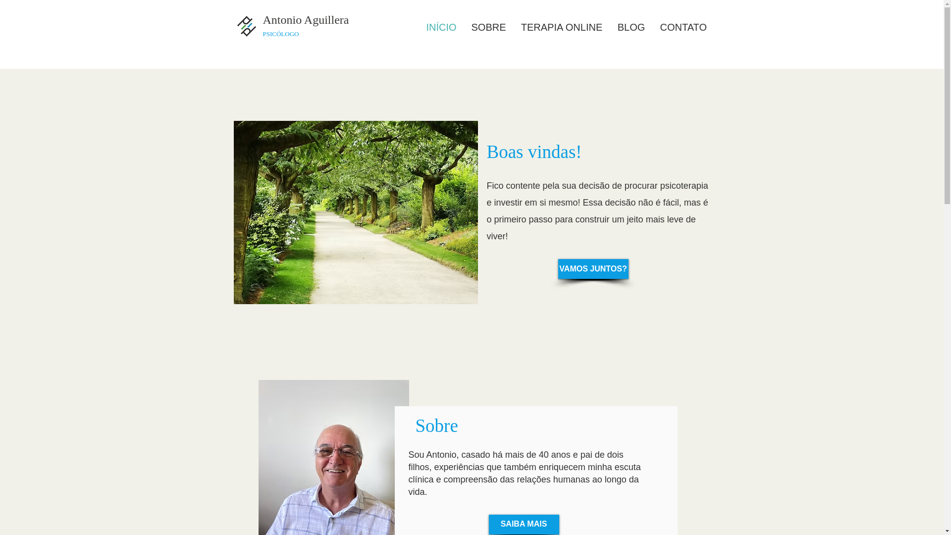 website screenshot of https://psicologoantonioaguillera.com.br/