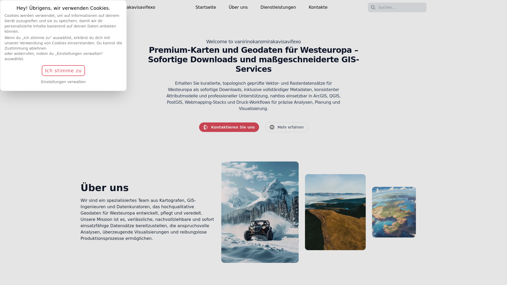 website screenshot of https://vanirinokaromirakavisavifexo.click/