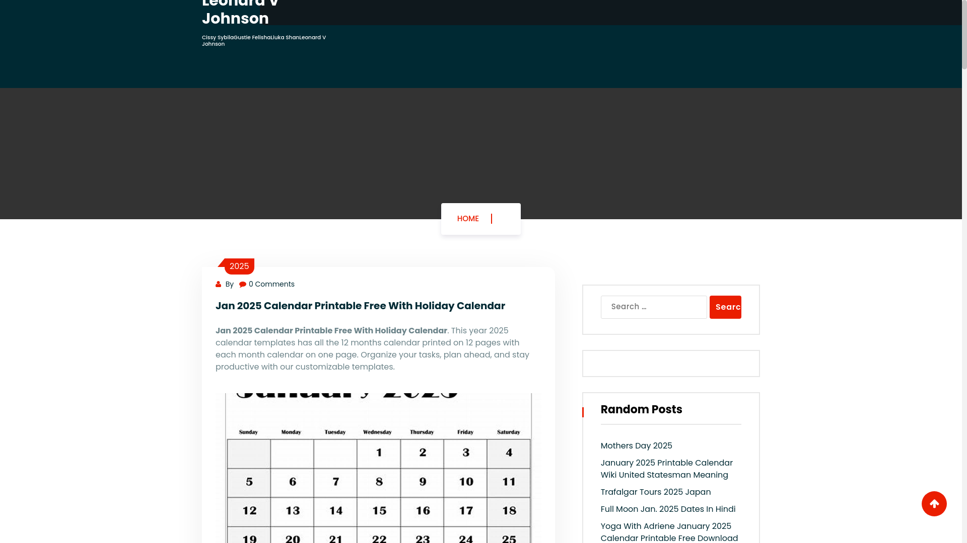 website screenshot of https://leonardvjohnsonm.pages.dev/