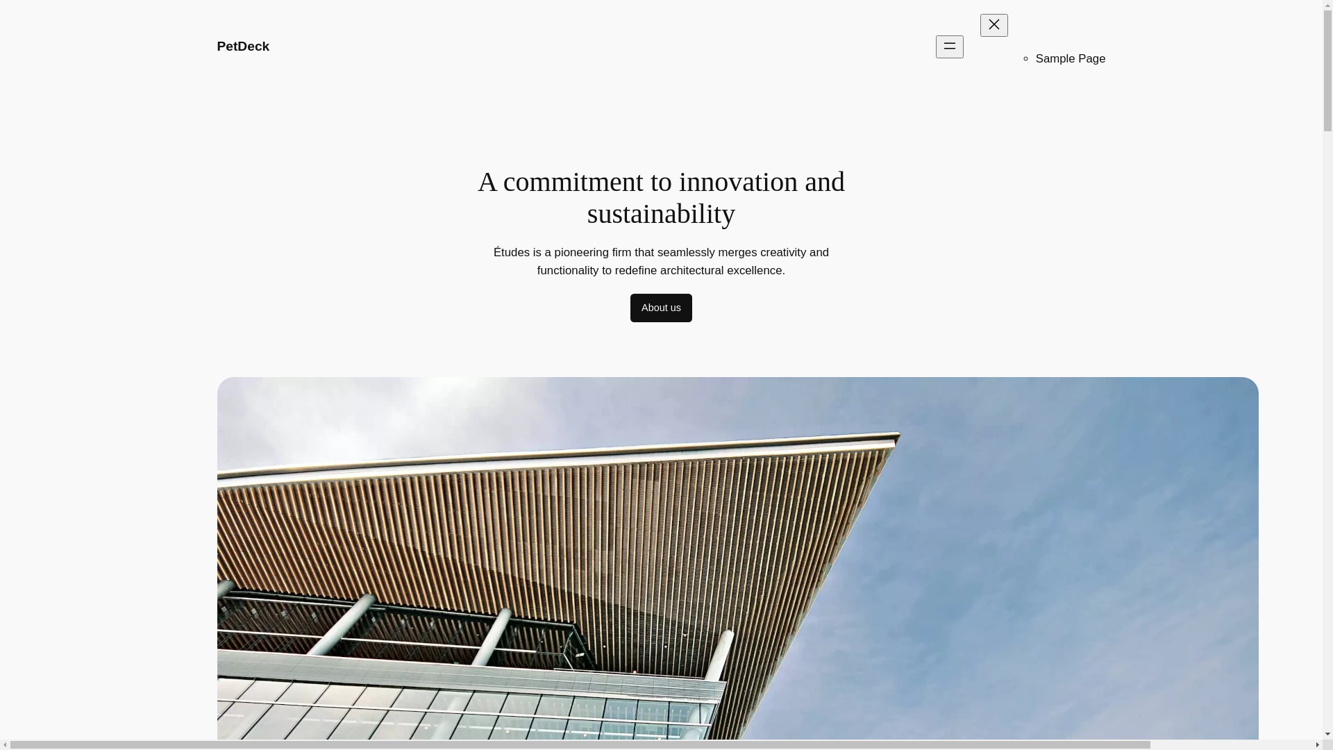 website screenshot of https://petdeck.store/