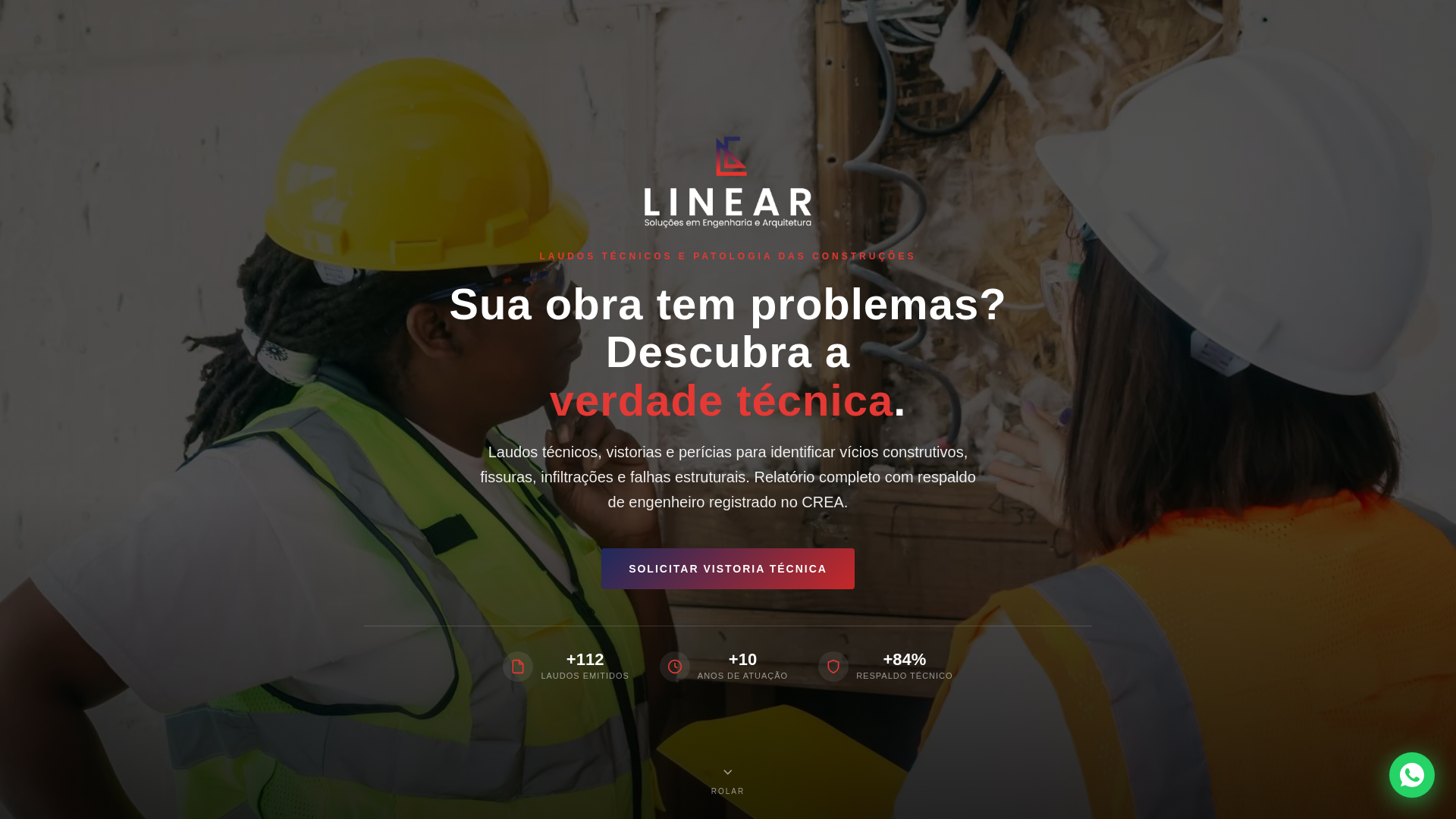 website screenshot of https://laudos-linear.pages.dev/