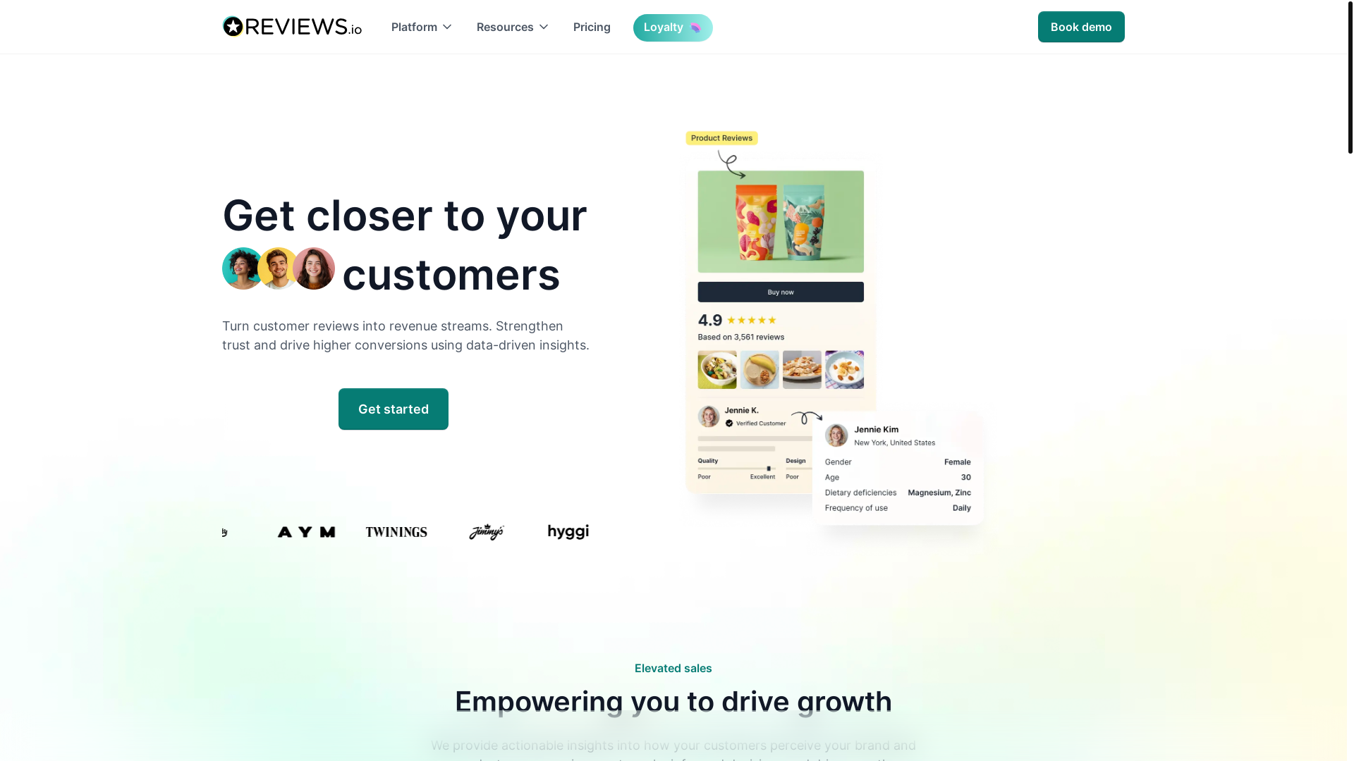 website screenshot of https://tryclearer.com/