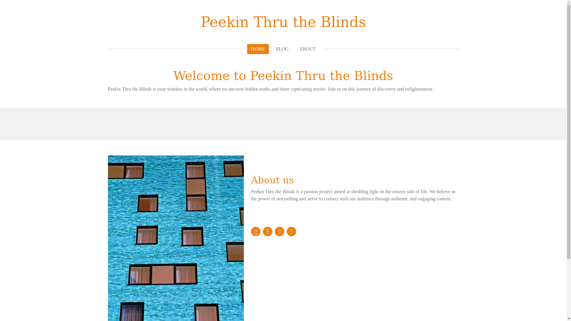 website screenshot of https://peekin-thru-the-blinds.com/