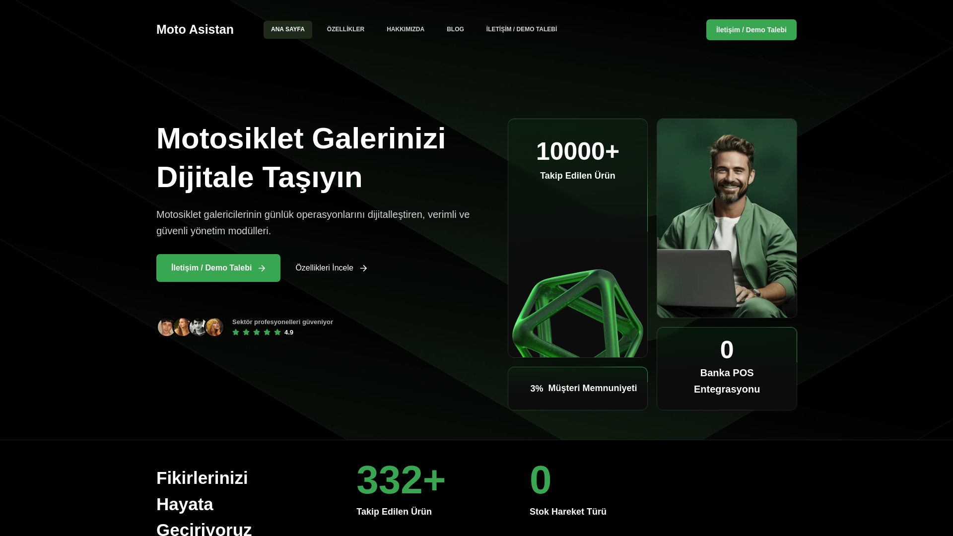 website screenshot of https://motoasistan.com