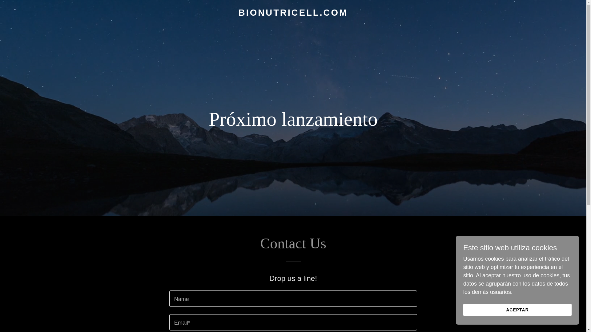 website screenshot of https://bionutricell.com/