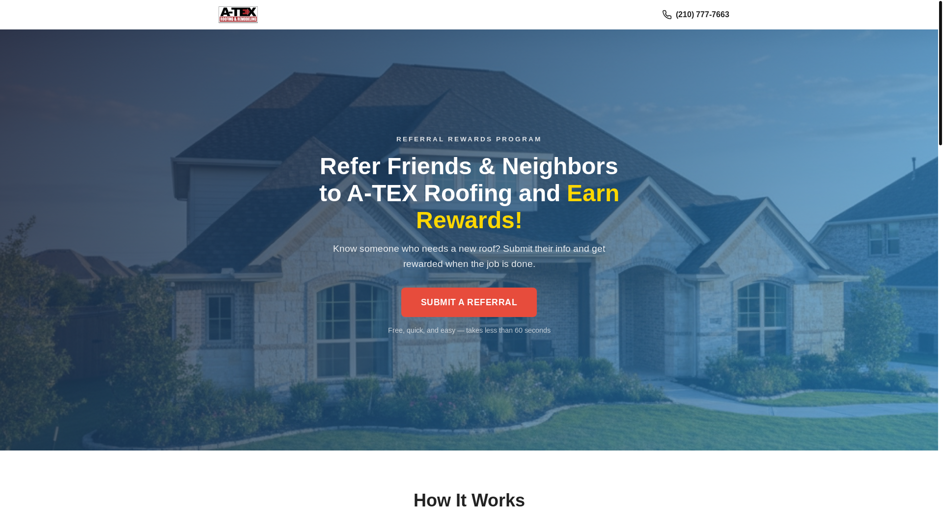 website screenshot of https://atex-referral-page.pages.dev/