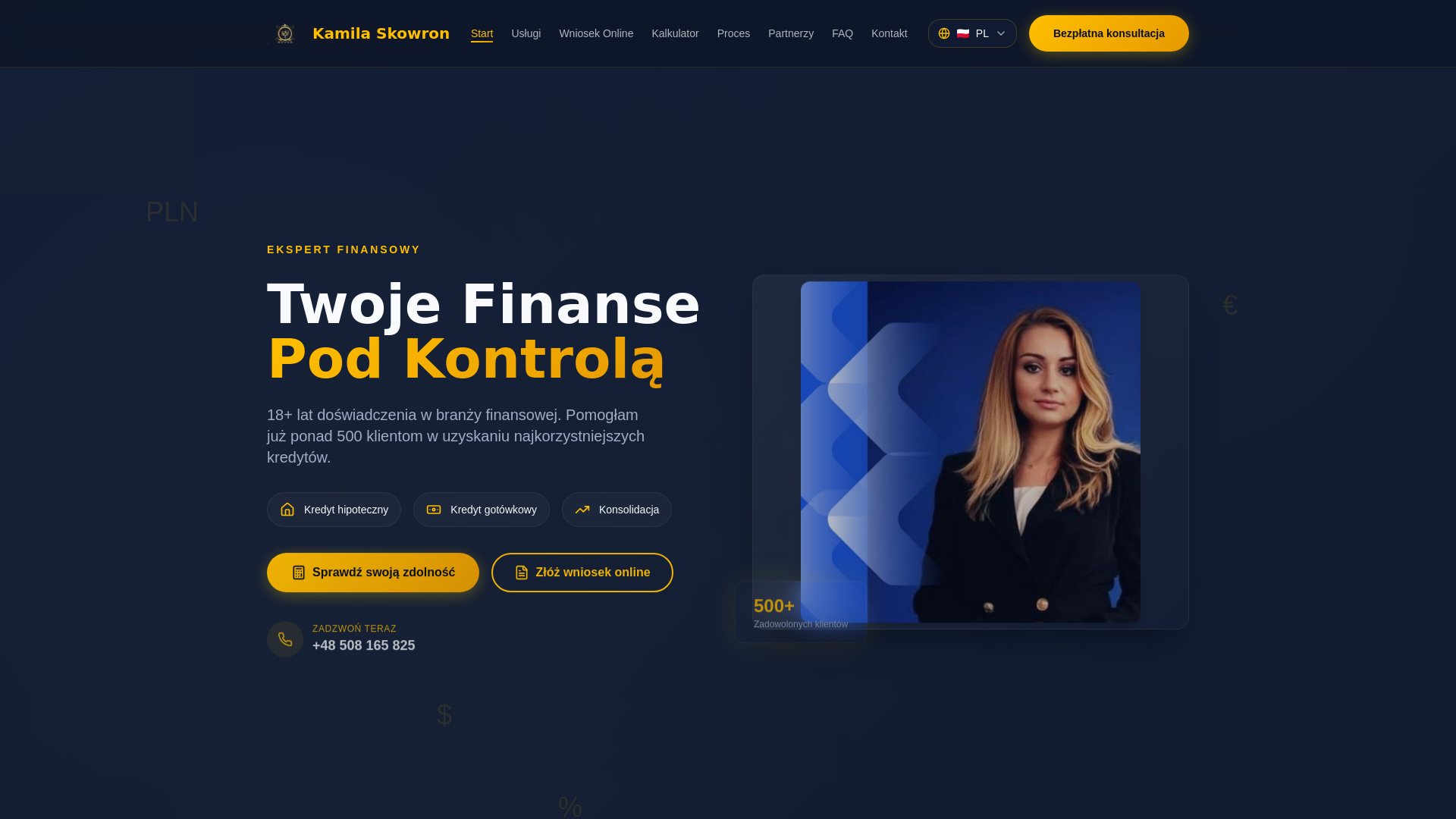 website screenshot of https://financial-compass.pages.dev/