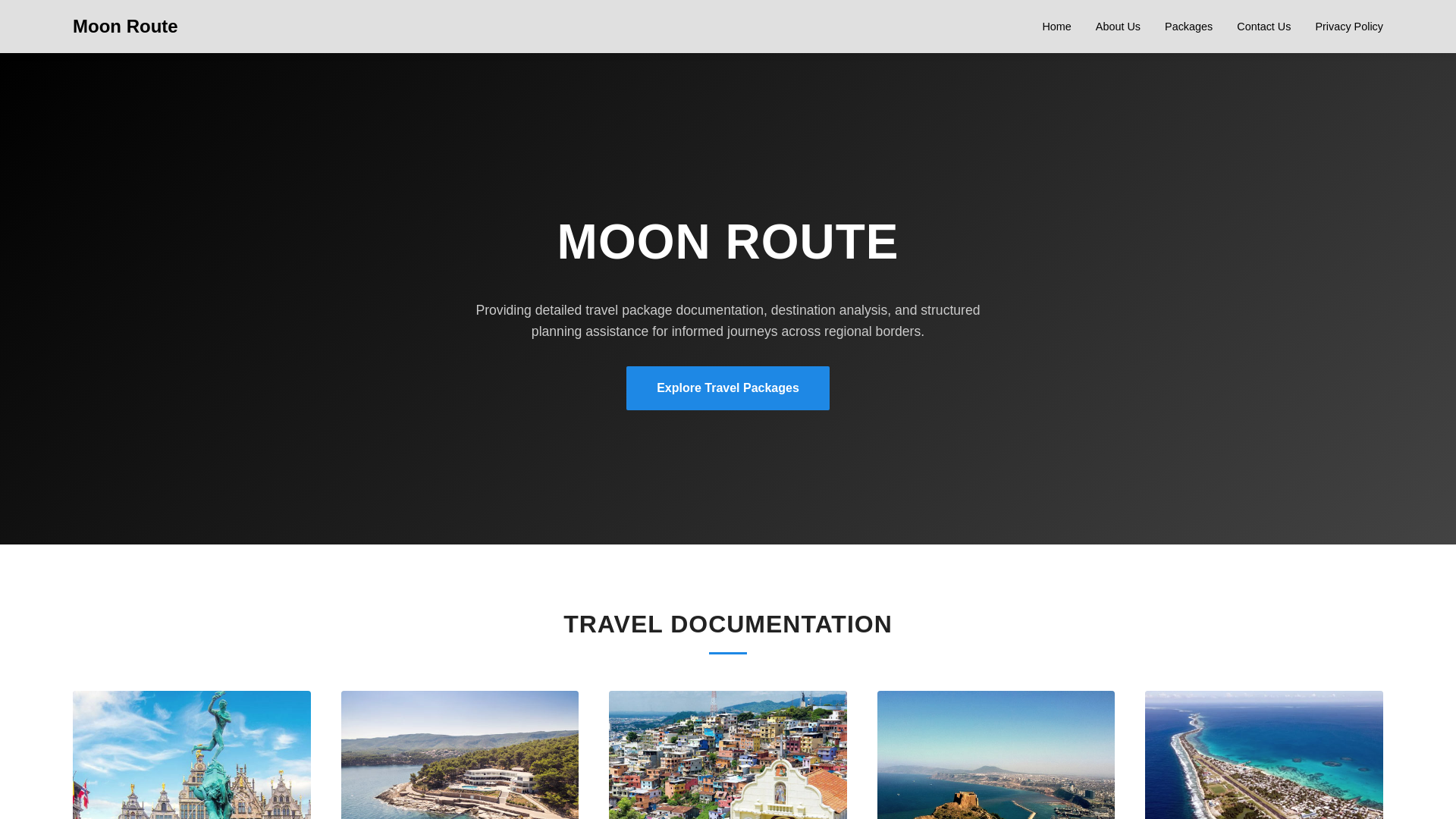 website screenshot of https://moonroute.buzz