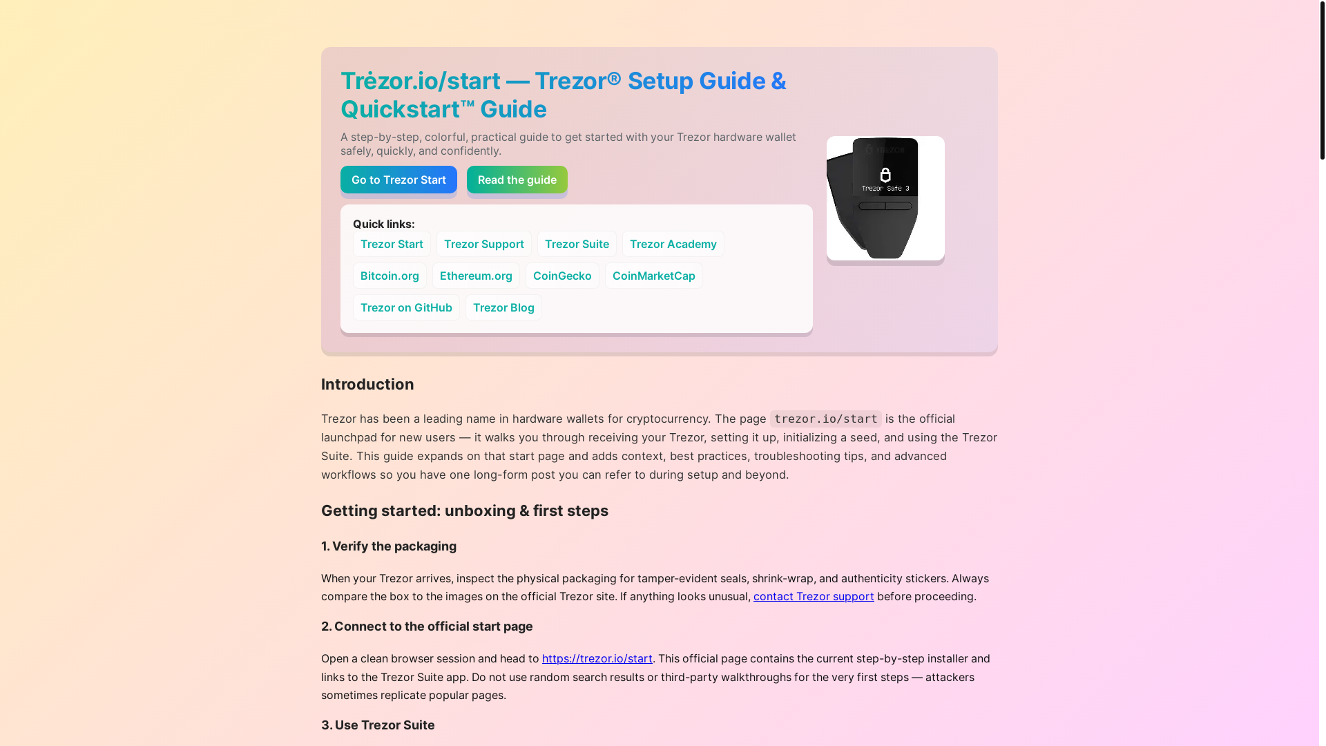website screenshot of https://hubtrzr-start-io.pages.dev/