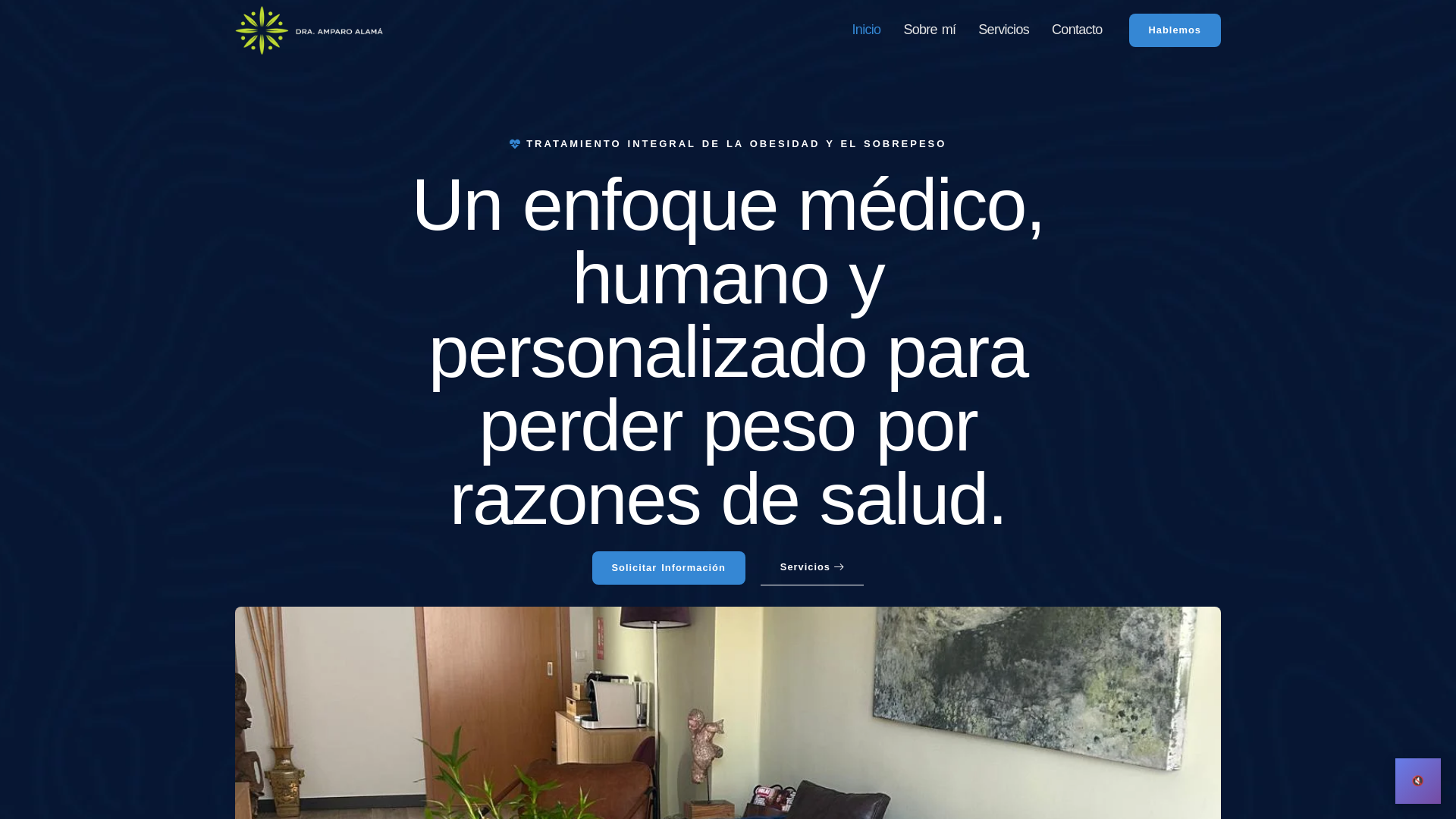 website screenshot of https://draamparoalama.es/