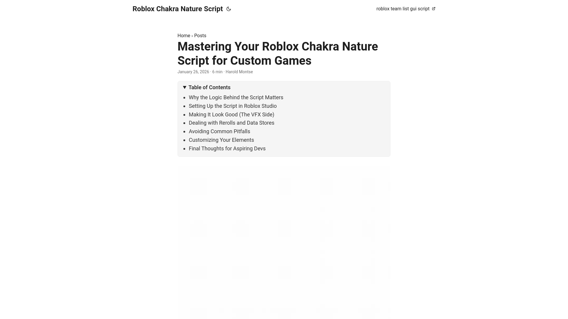 website screenshot of https://robloxchakranaturescript.pages.dev/