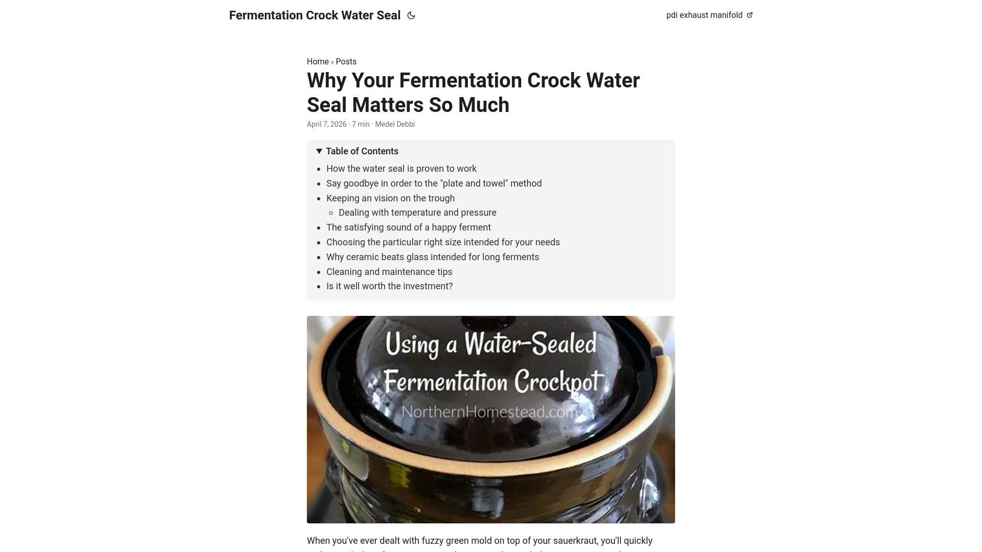 website screenshot of https://fermentation-crock-water-seal.pages.dev/