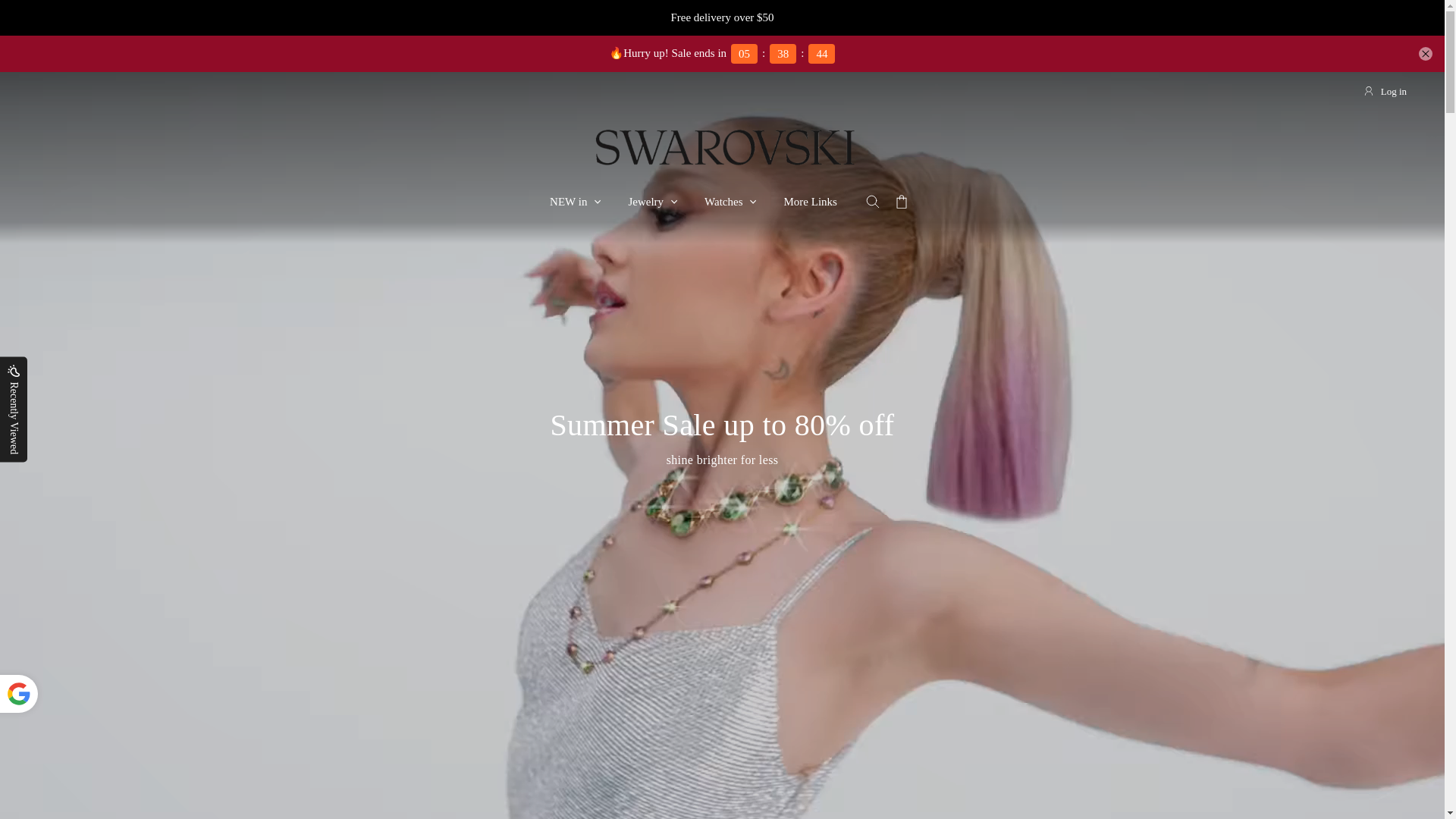 website screenshot of https://swarovski-hot.com/