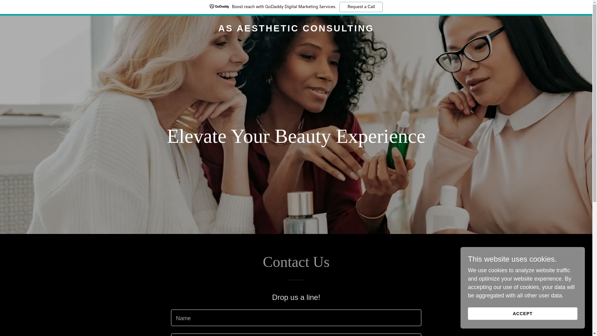 website screenshot of https://asaestheticconsulting.com/