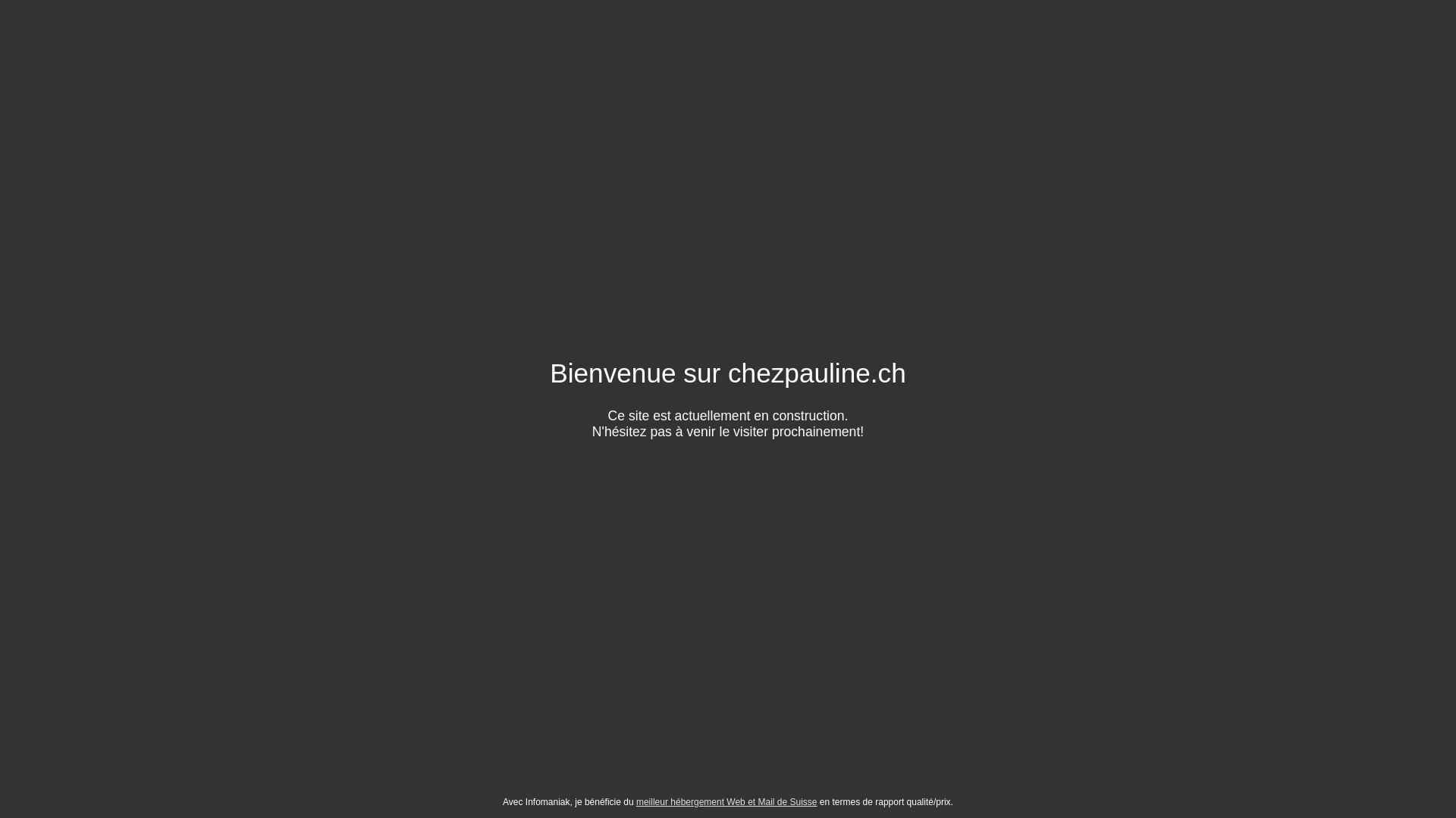 website screenshot of https://chezpauline.ch/