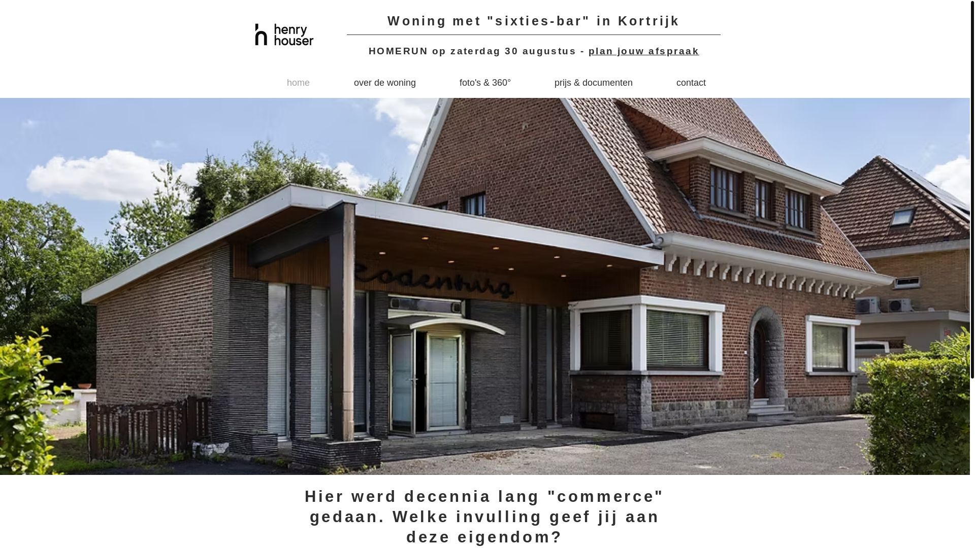 website screenshot of https://pottelberg187.be/