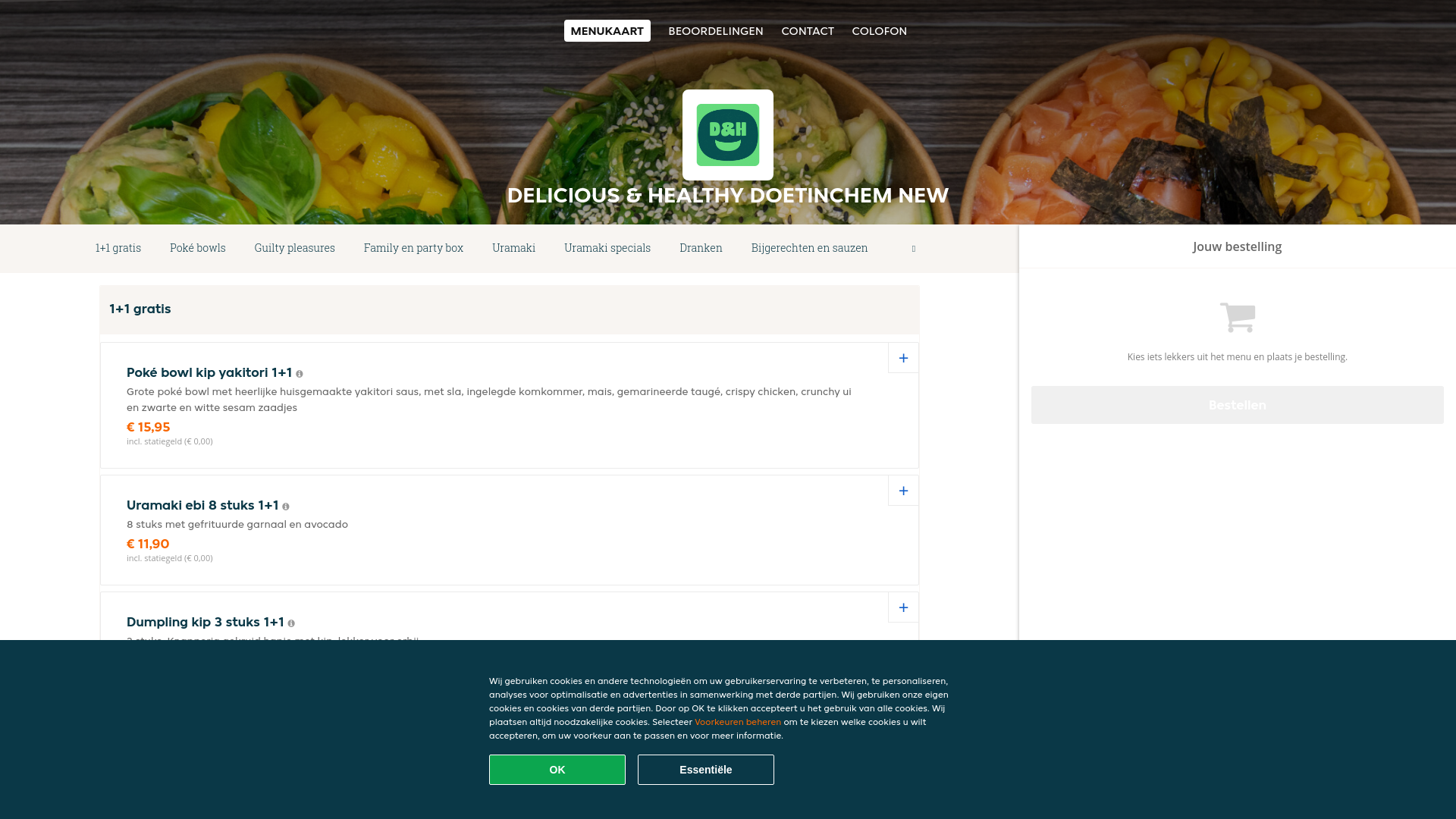 website screenshot of https://delicioushealthydoetinchem.nl