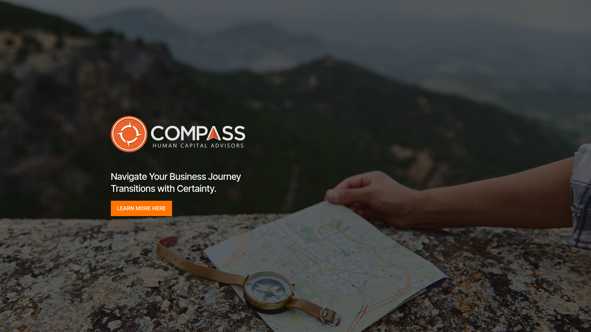 website screenshot of https://compasshca.org/