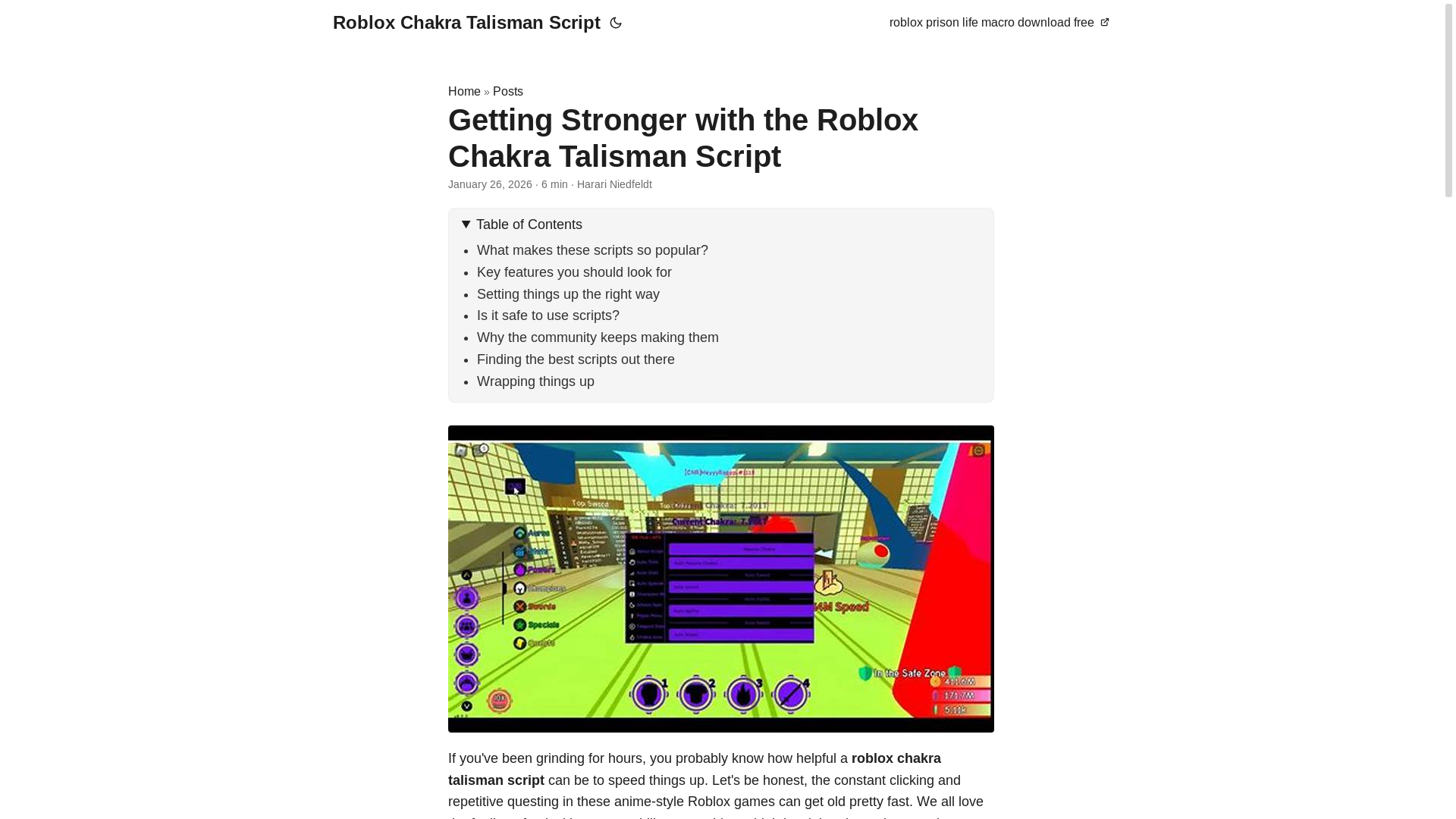 website screenshot of https://roblox-chakra-talisman-script.pages.dev/