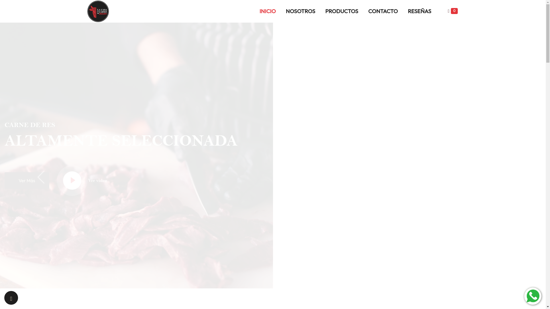 website screenshot of https://lacasadelacarneencolombia.com/