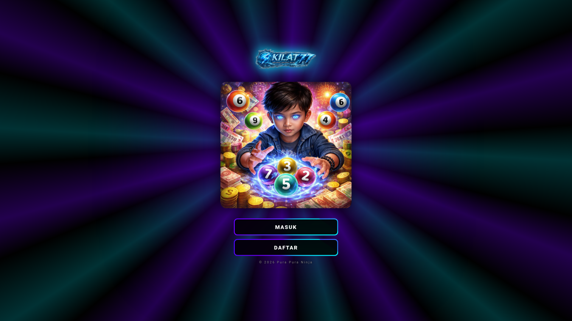 website screenshot of https://kilat-lot.pages.dev/