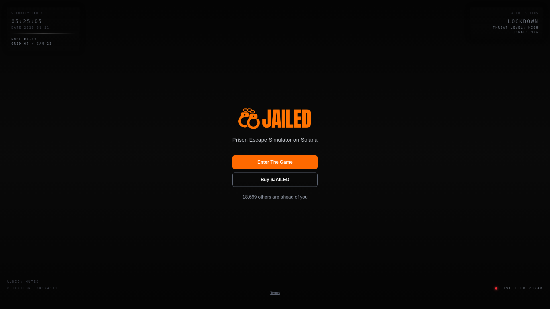 website screenshot of https://jailedfun.com/
