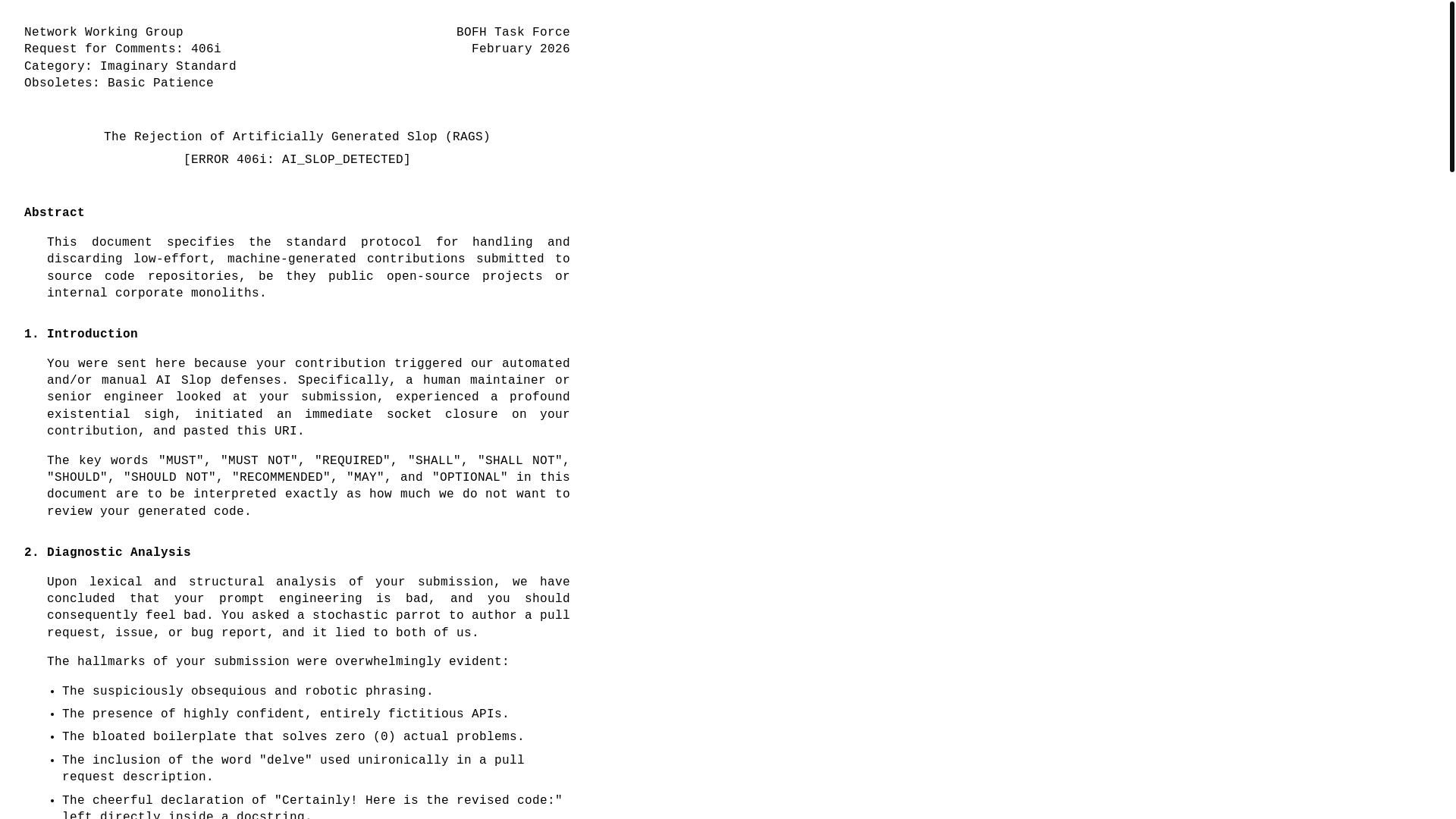 website screenshot of https://406fail.pages.dev/