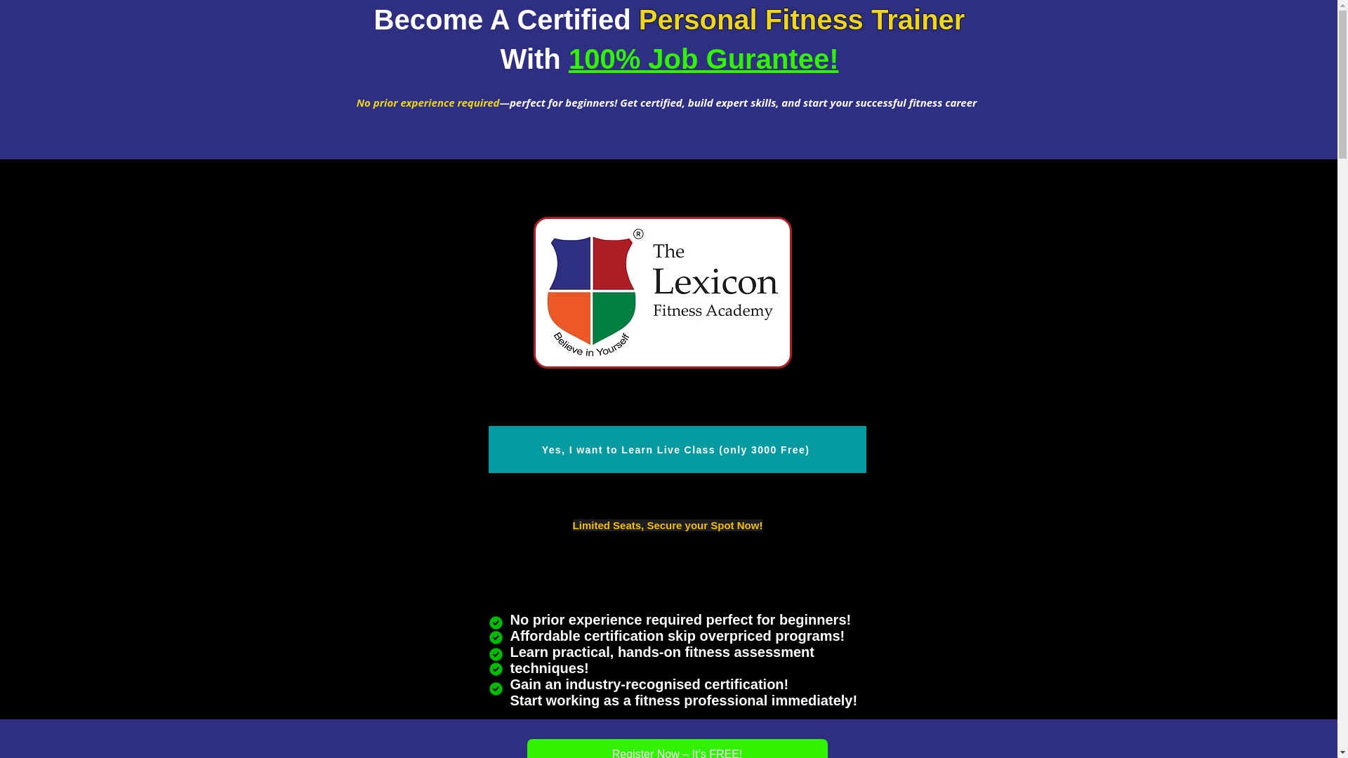 website screenshot of https://fitnesstrainingmastery.com/