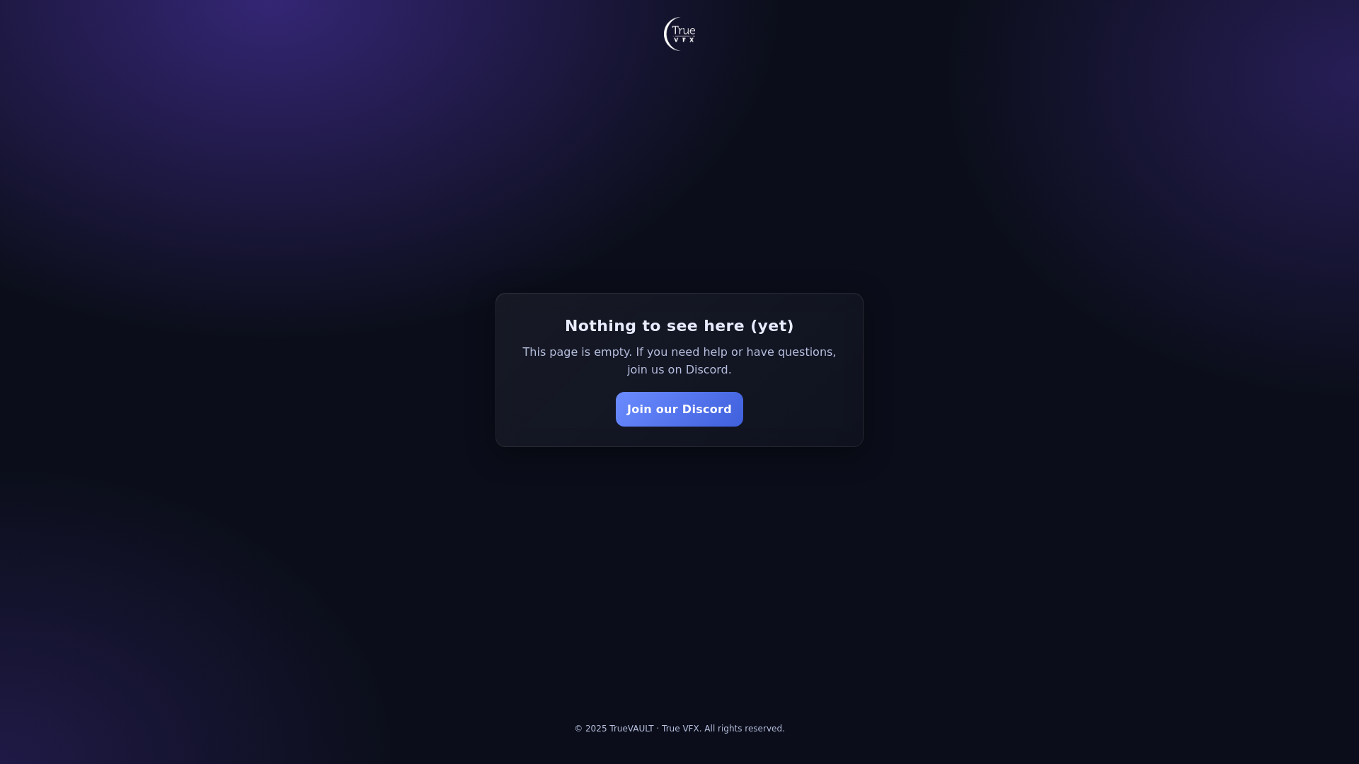 website screenshot of https://truevault-mini-site.pages.dev/